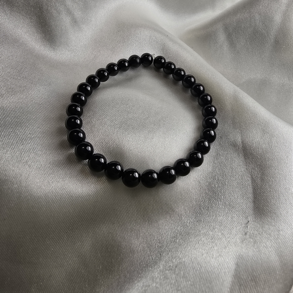 Genuine Black Tourmaline Crystal Bracelet | Ultimate Protection & Grounding